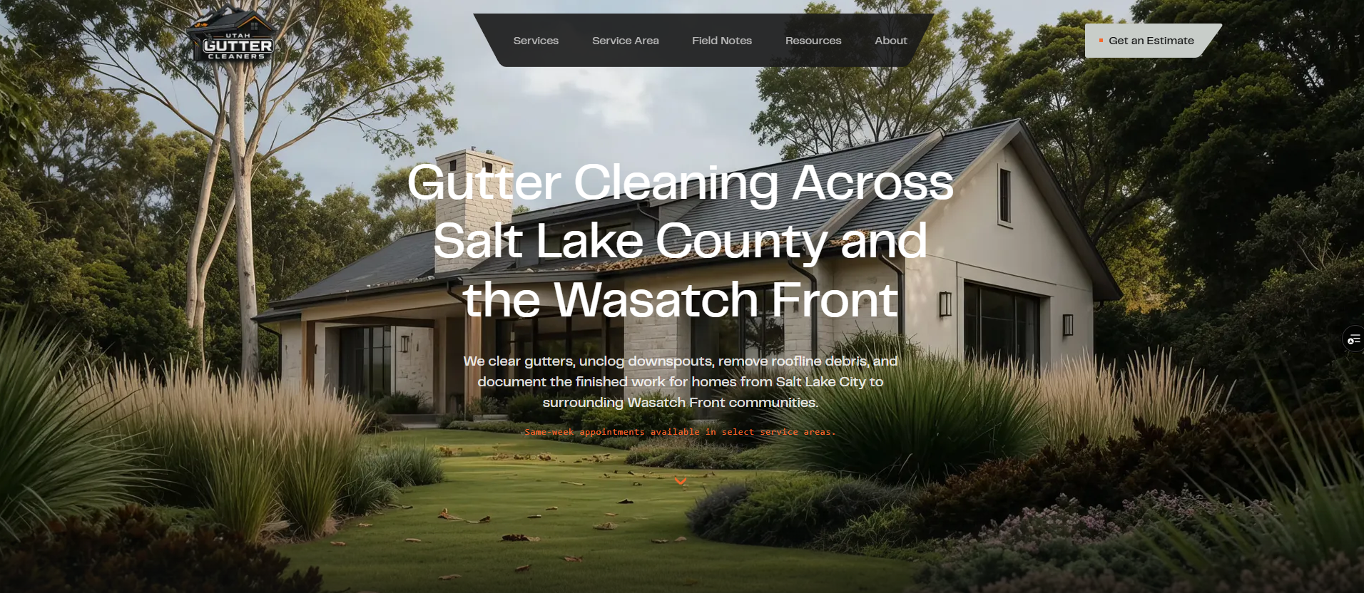 Roof system — Technical education website and digital design screenshot