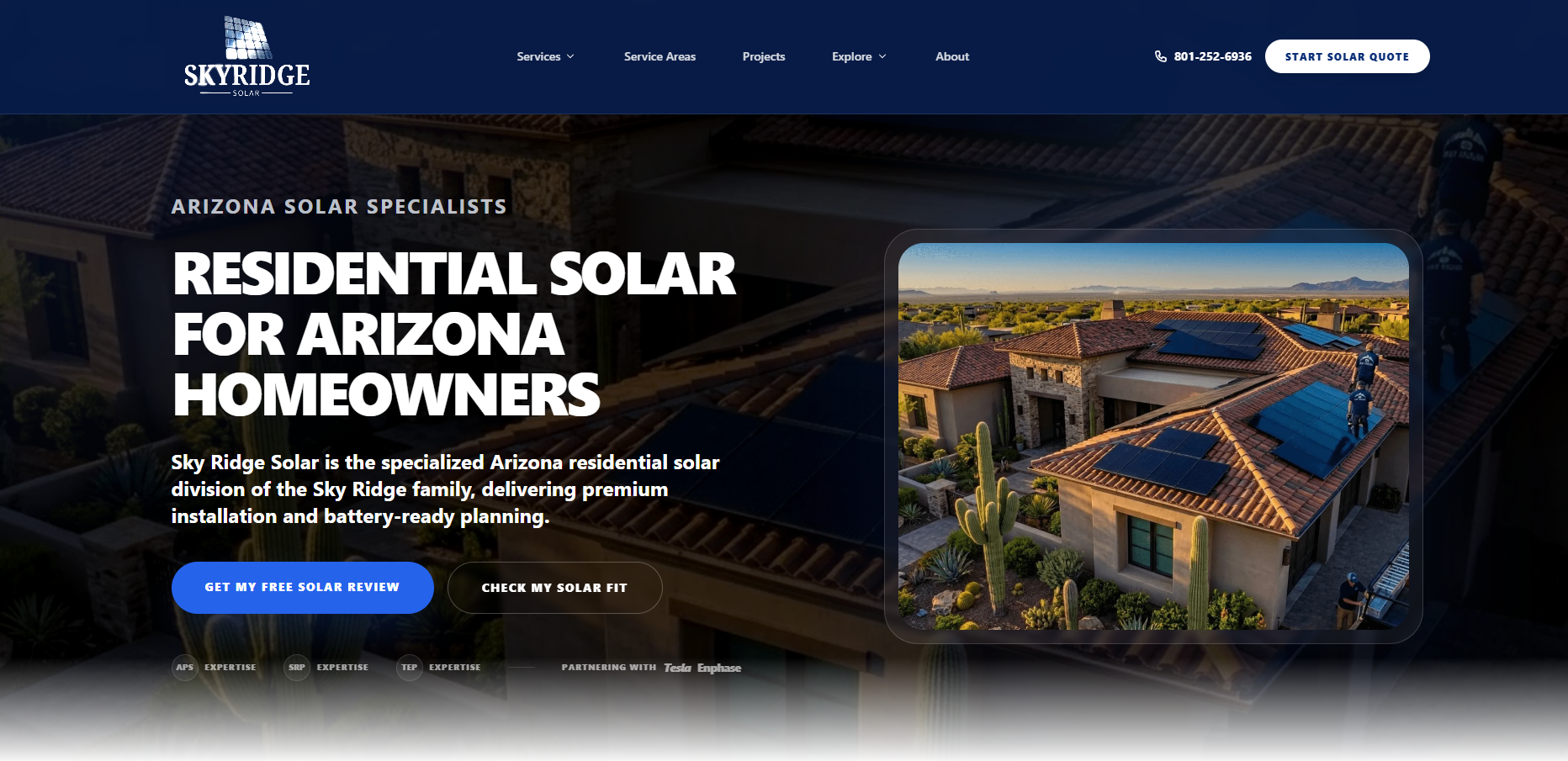 Patton — Home remodeling website and digital design screenshot